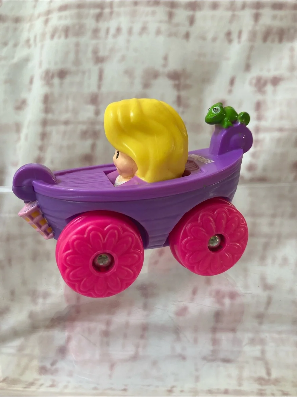 Fisher-Price Disney Little People  Wheelies Tangled Rapunzel Boat  Pascal Car